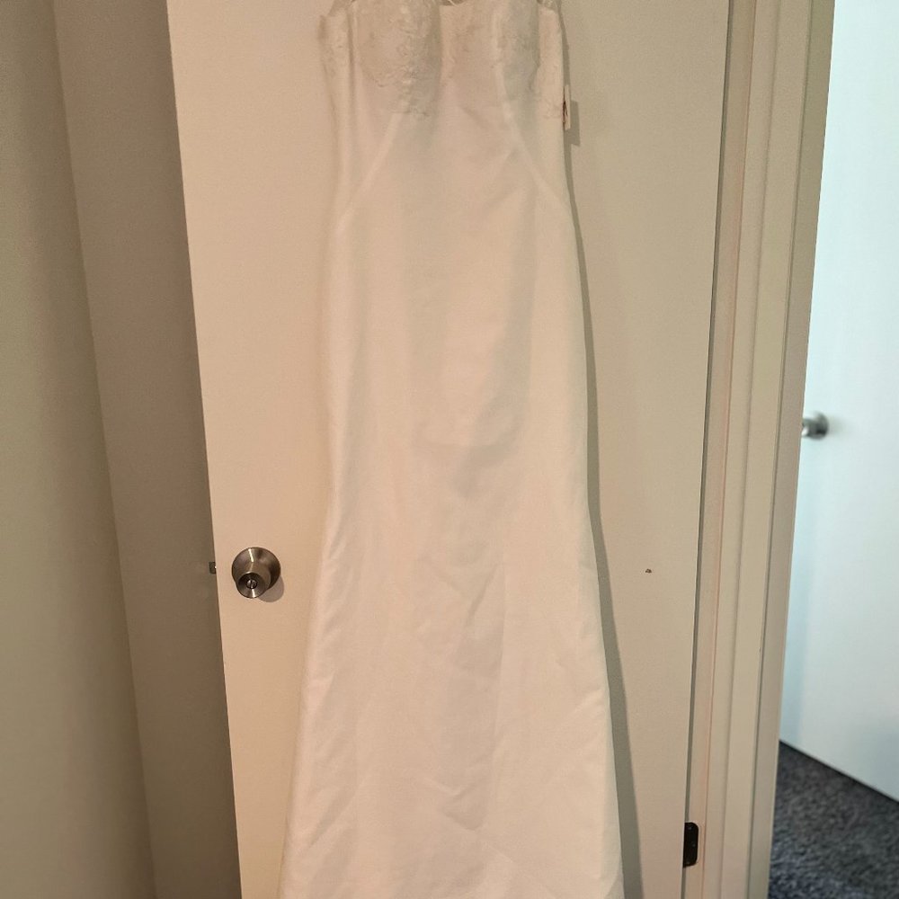 NWT LM Collection White Wedding Dress Size 8